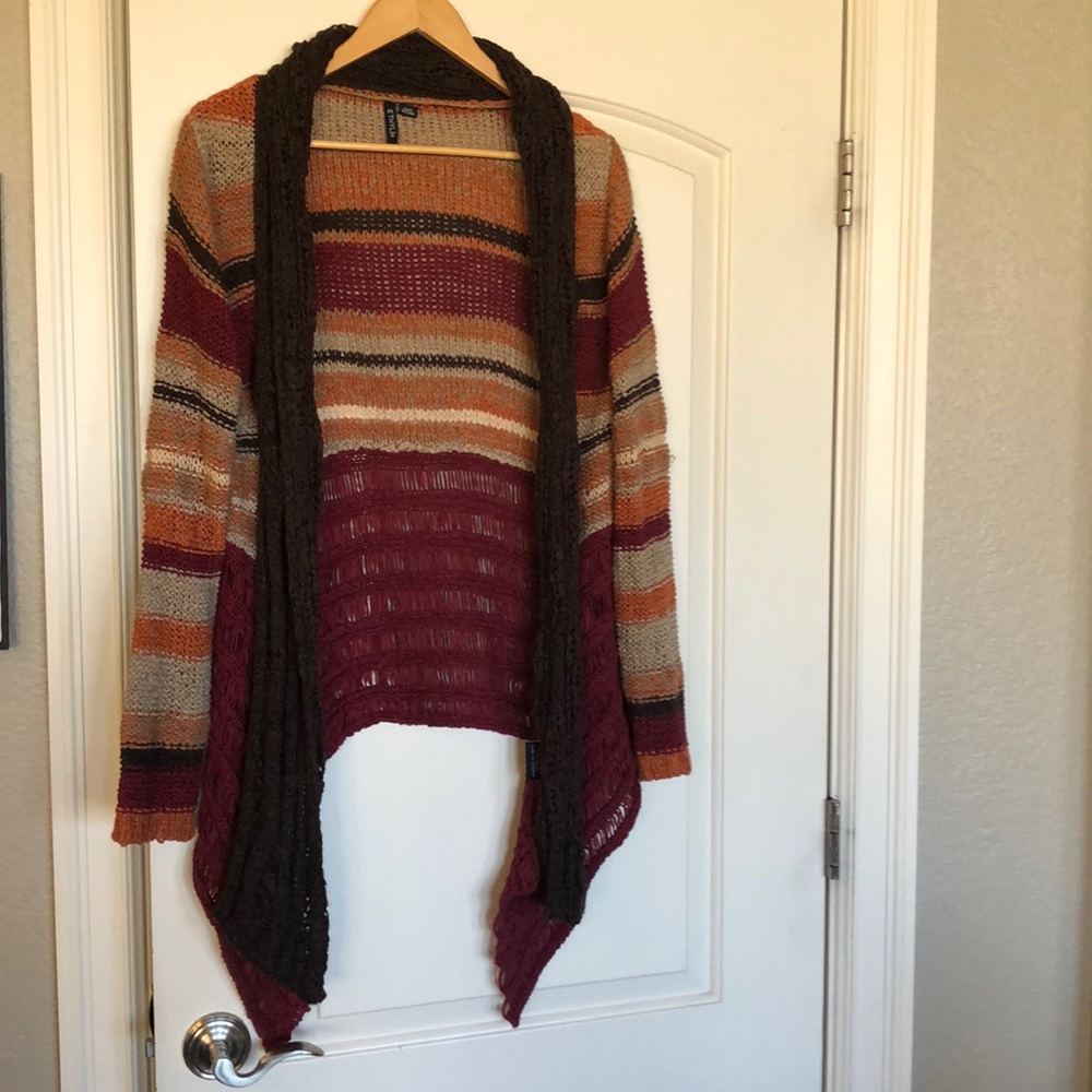 Multi colored cardigan